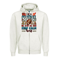 Oatmeal Heather i'm a american football mom we don't do that keep Zipper Hoodie - Jasminsmagicworld