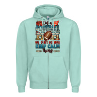 Seafoam i'm a american football mom we don't do that keep Zipper Hoodie - Jasminsmagicworld