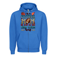 True Royal i'm a american football mom we don't do that keep Zipper Hoodie - Jasminsmagicworld