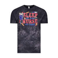 Cloud Black sleep all day nurse all night Vintage Tee - texasbilliewilder