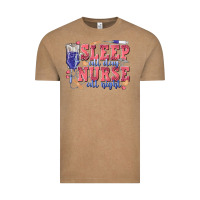Vintage Coffee sleep all day nurse all night Vintage Tee - texasbilliewilder