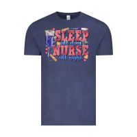 Vintage Denim sleep all day nurse all night Vintage Tee - texasbilliewilder