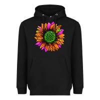 Black halloween sunflower Heavyweight Hoodie - Jasminsmagicworld