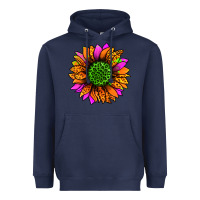 Navy halloween sunflower Heavyweight Hoodie - Jasminsmagicworld