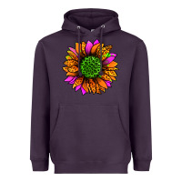Plum halloween sunflower Heavyweight Hoodie - Jasminsmagicworld