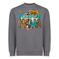 Storm blessed mama with sunflowers Heavyweight Sweatshirt - texasbilliewilder
