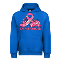 Cobalt tackle cancer pumpkins football and ribbon breast cancer awareness Urban Hoodie - Jasminsmagicworld