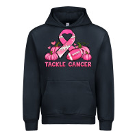 Navy tackle cancer pumpkins football and ribbon breast cancer awareness Urban Hoodie - Jasminsmagicworld