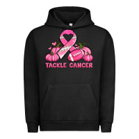 Pigment Black tackle cancer pumpkins football and ribbon breast cancer awareness Urban Hoodie - Jasminsmagicworld