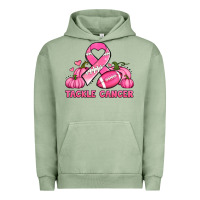 Pigment Oil Green tackle cancer pumpkins football and ribbon breast cancer awareness Urban Hoodie - Jasminsmagicworld