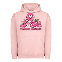 Pigment Salmon tackle cancer pumpkins football and ribbon breast cancer awareness Urban Hoodie - Jasminsmagicworld