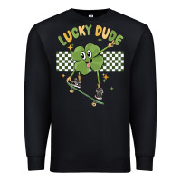 Black lucky dude Premium Sweatshirt - MaliasSmallBusiness