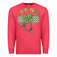 Cardinal lucky dude Premium Sweatshirt - MaliasSmallBusiness