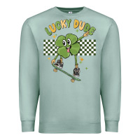 Seafoam lucky dude Premium Sweatshirt - MaliasSmallBusiness