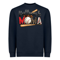 Navy ballpark mama baseball Heavyweight Sweatshirt - Zillion Design Studio