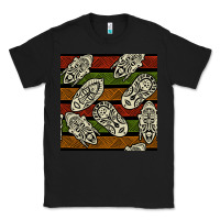 Black african mask seamless pattern Classic Tee - BundleAndBundleShop