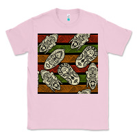 Bubblegum Pink african mask seamless pattern Classic Tee - BundleAndBundleShop