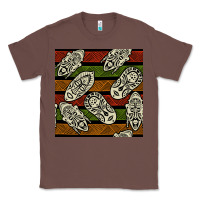 Chestnut african mask seamless pattern Classic Tee - BundleAndBundleShop