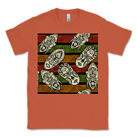 Copper african mask seamless pattern Classic Tee - BundleAndBundleShop