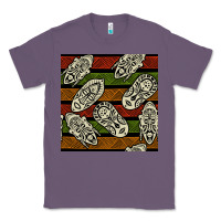 Lavender african mask seamless pattern Classic Tee - BundleAndBundleShop