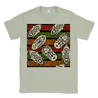 Matcha african mask seamless pattern Classic Tee - BundleAndBundleShop