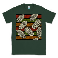 Sports Green african mask seamless pattern Classic Tee - BundleAndBundleShop