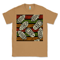 Toasted Coconut african mask seamless pattern Classic Tee - BundleAndBundleShop