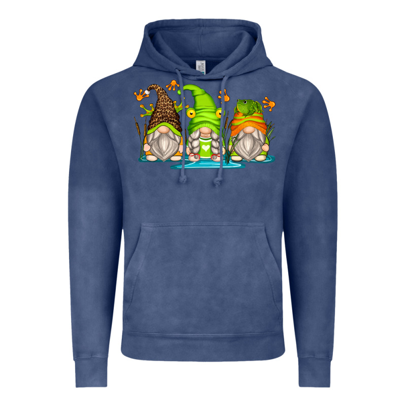 Frog Gnomes Vintage Hoodie by Zillion Design Studio | Teevron