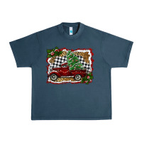 Midnight Navy christmas truck with tree Urban Heavy Tee - RanaPortraitStore