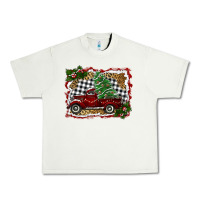 Pistachio christmas truck with tree Urban Heavy Tee - RanaPortraitStore