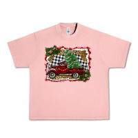 Salmon christmas truck with tree Urban Heavy Tee - RanaPortraitStore