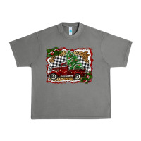 Tornado christmas truck with tree Urban Heavy Tee - RanaPortraitStore