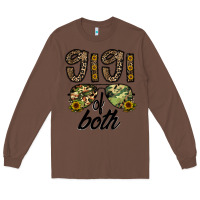 Chestnut gigi of both Long Sleeve Tee - CowhideDigitalArt