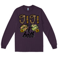 Plum gigi of both Long Sleeve Tee - CowhideDigitalArt