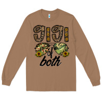 Toasted Coconut gigi of both Long Sleeve Tee - CowhideDigitalArt