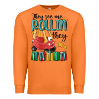 Carrot they see me rollin' they hatin' Premium Sweatshirt - MaliasSmallBusiness
