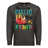 Smoke they see me rollin' they hatin' Premium Sweatshirt - MaliasSmallBusiness