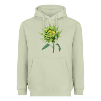 Sun Fill Green Green Sunflower Heavyweight Hoodie | Teevron