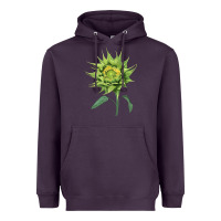Plum sun fill green green sunflower Heavyweight Hoodie - LillyAllenDesigns