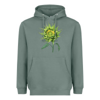 Sage sun fill green green sunflower Heavyweight Hoodie - LillyAllenDesigns