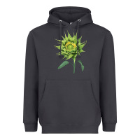 Smoke sun fill green green sunflower Heavyweight Hoodie - LillyAllenDesigns
