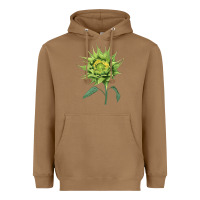 Toasted Coconut sun fill green green sunflower Heavyweight Hoodie - LillyAllenDesigns