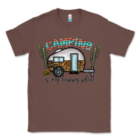 Chestnut camping is my happy place Classic Tee - CowhideDigitalArt