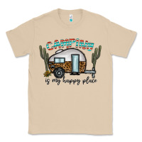 Mushroom camping is my happy place Classic Tee - CowhideDigitalArt