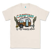 Natural camping is my happy place Classic Tee - CowhideDigitalArt