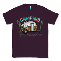 Plum camping is my happy place Classic Tee - CowhideDigitalArt