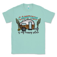 Seafoam camping is my happy place Classic Tee - CowhideDigitalArt