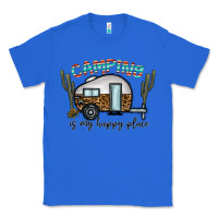 True Royal camping is my happy place Classic Tee - CowhideDigitalArt