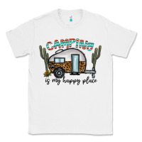 White camping is my happy place Classic Tee - CowhideDigitalArt