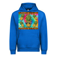 Cobalt summer pineapple Urban Hoodie - BarkalooDesign